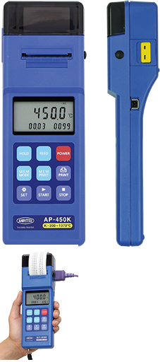 手持式 プリンタ付溫度計測器 AP-400E/400K